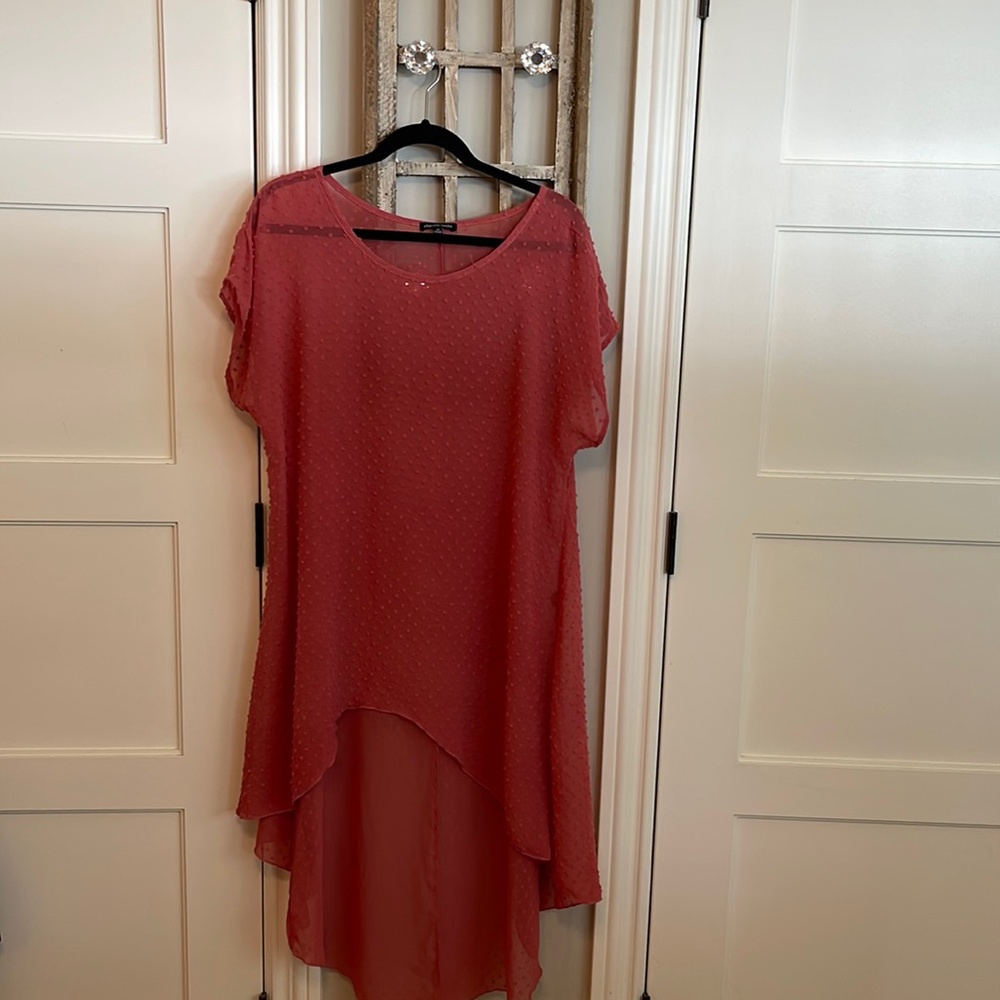 Cha Cha Vente High Low Pink Top